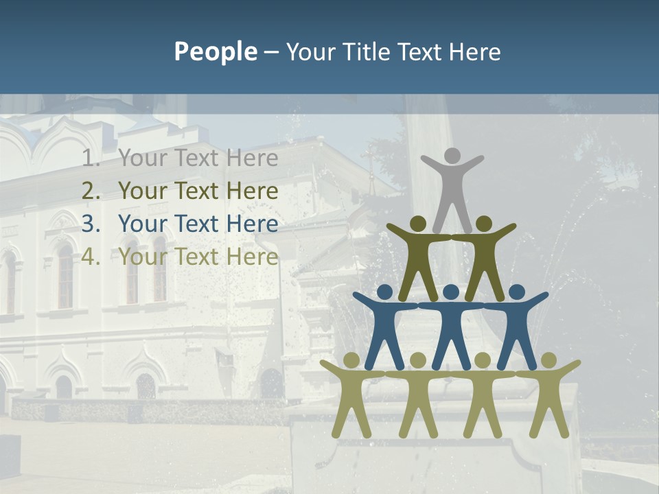 Eternity Rescue Cross PowerPoint Template