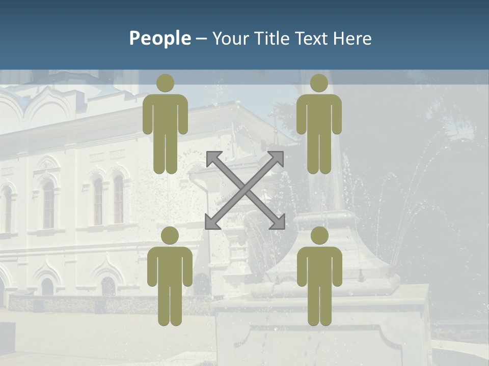 Eternity Rescue Cross PowerPoint Template