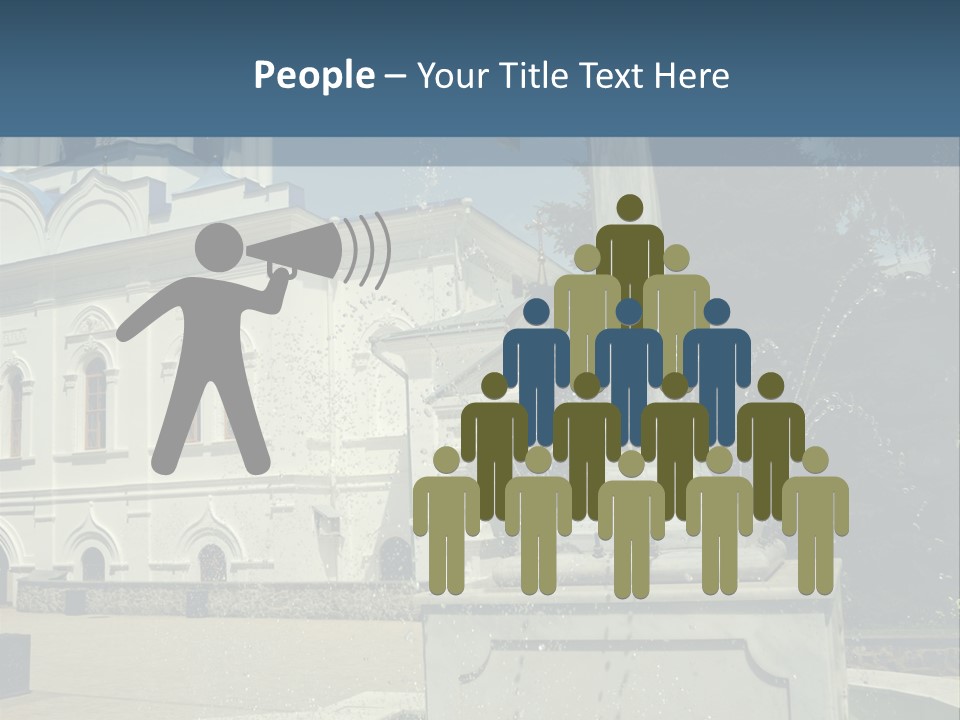 Eternity Rescue Cross PowerPoint Template