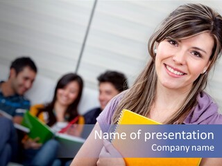 Attractive Person Team PowerPoint Template