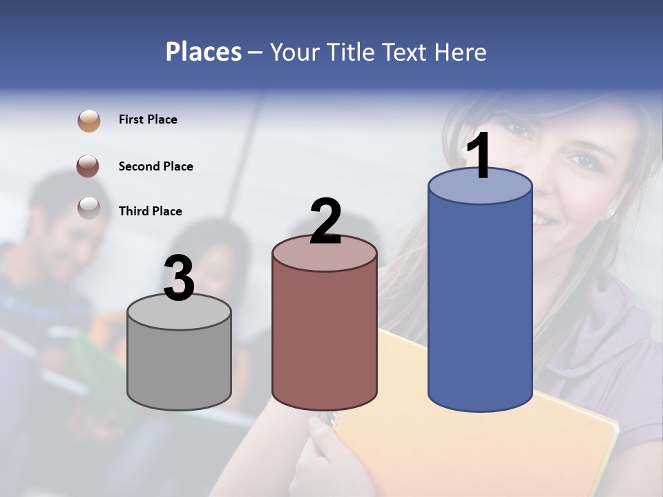 Attractive Person Team PowerPoint Template