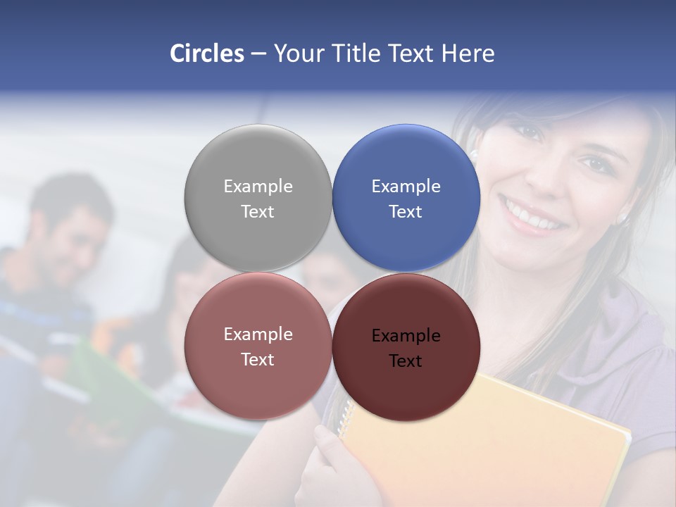 Attractive Person Team PowerPoint Template