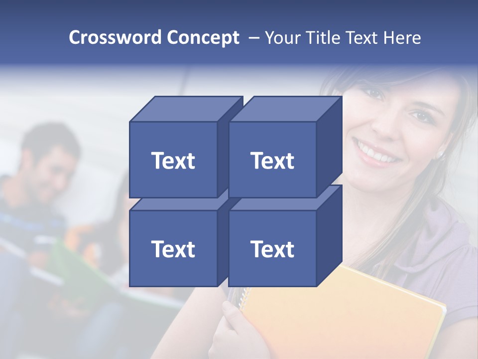 Attractive Person Team PowerPoint Template