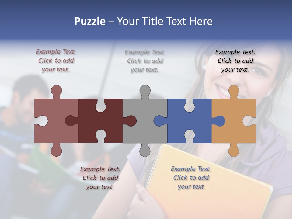 Attractive Person Team PowerPoint Template