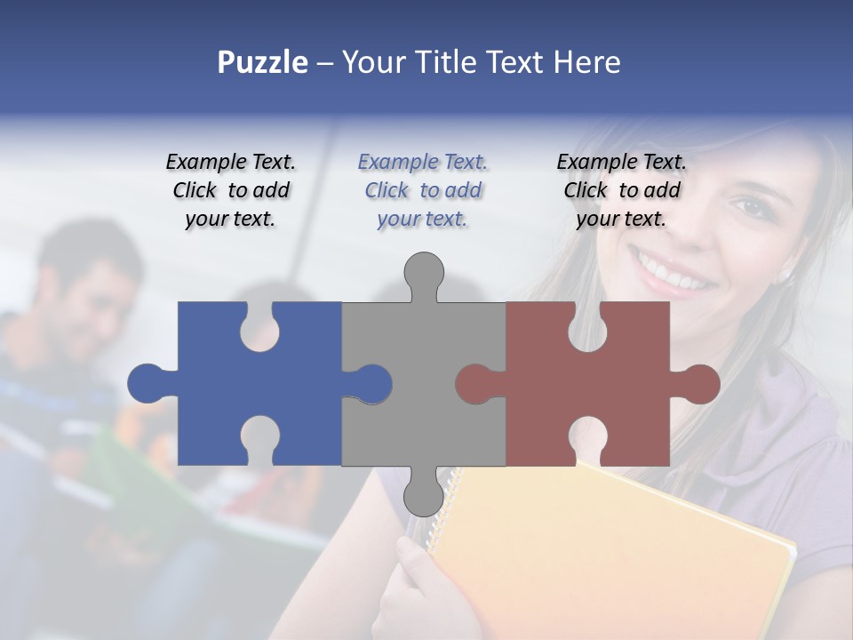 Attractive Person Team PowerPoint Template