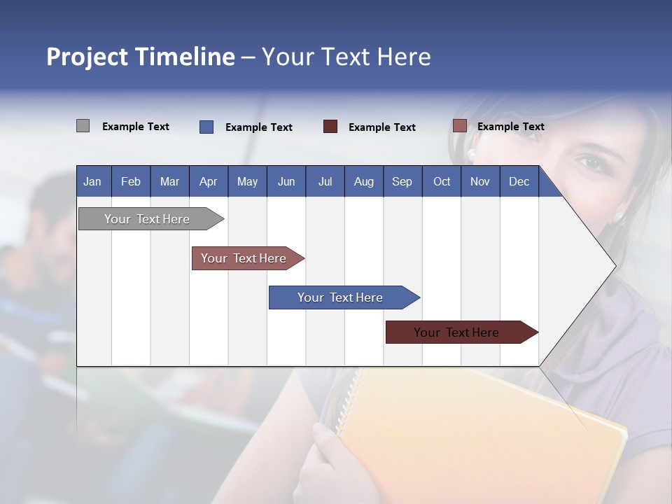 Attractive Person Team PowerPoint Template