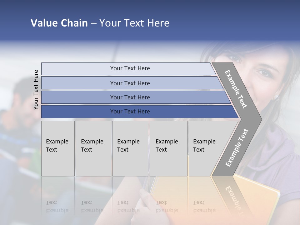 Attractive Person Team PowerPoint Template