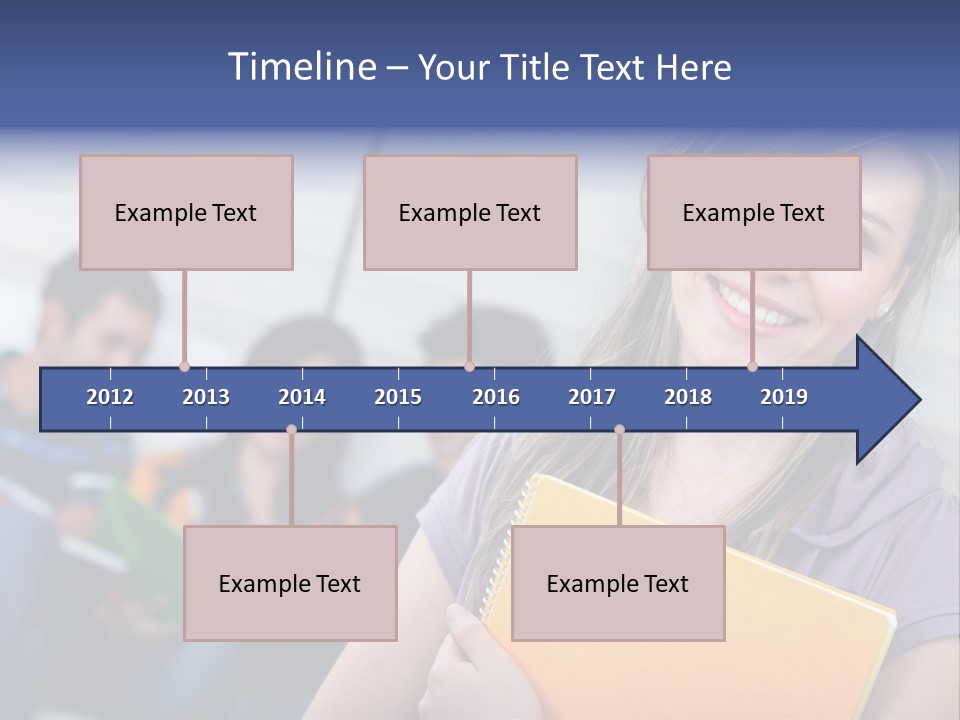 Attractive Person Team PowerPoint Template