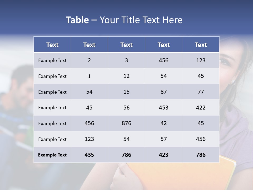 Attractive Person Team PowerPoint Template
