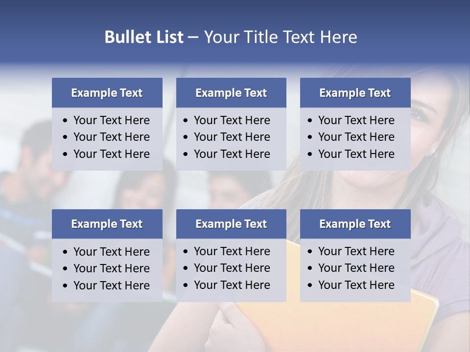 Attractive Person Team PowerPoint Template