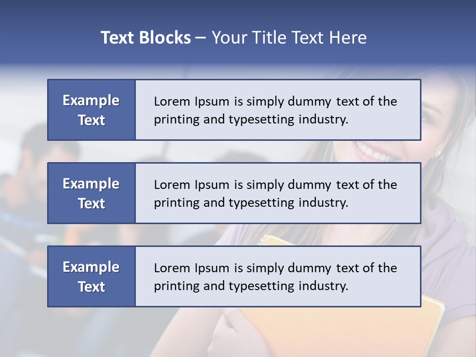 Attractive Person Team PowerPoint Template