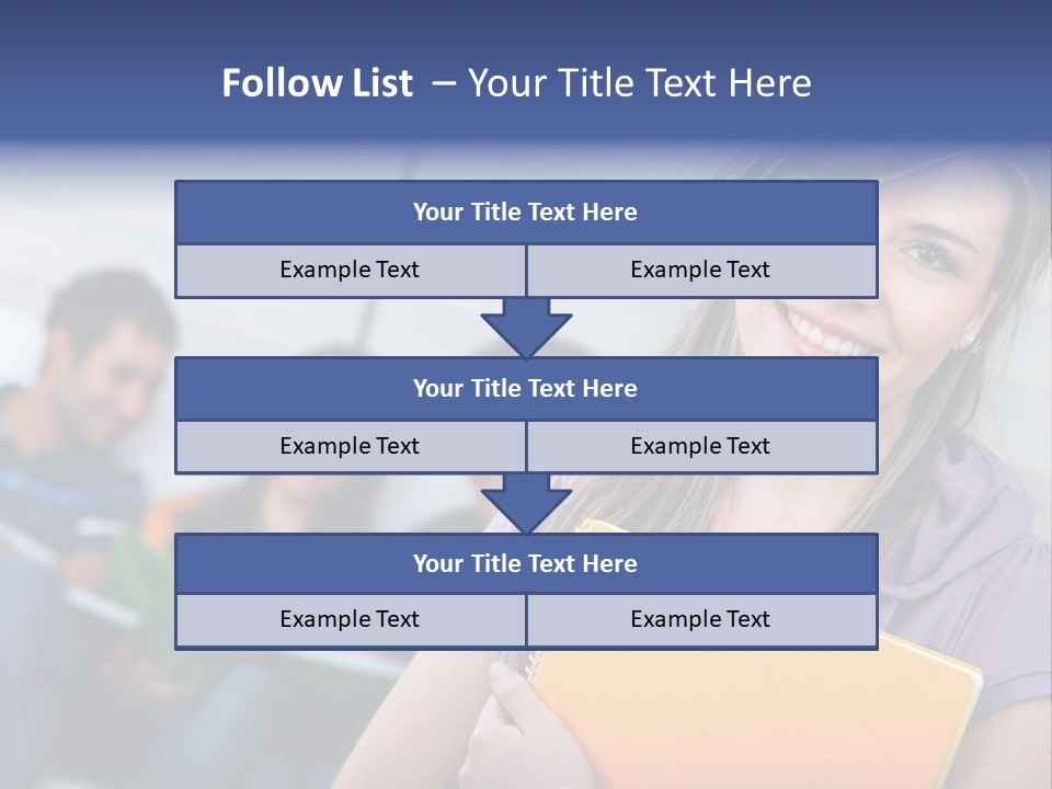 Attractive Person Team PowerPoint Template