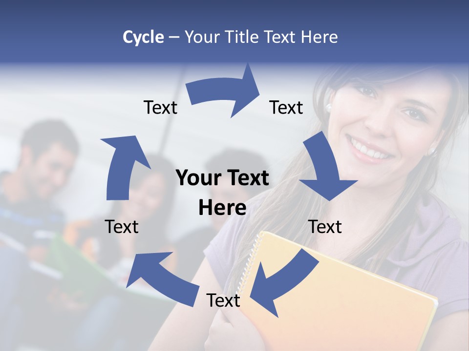 Attractive Person Team PowerPoint Template