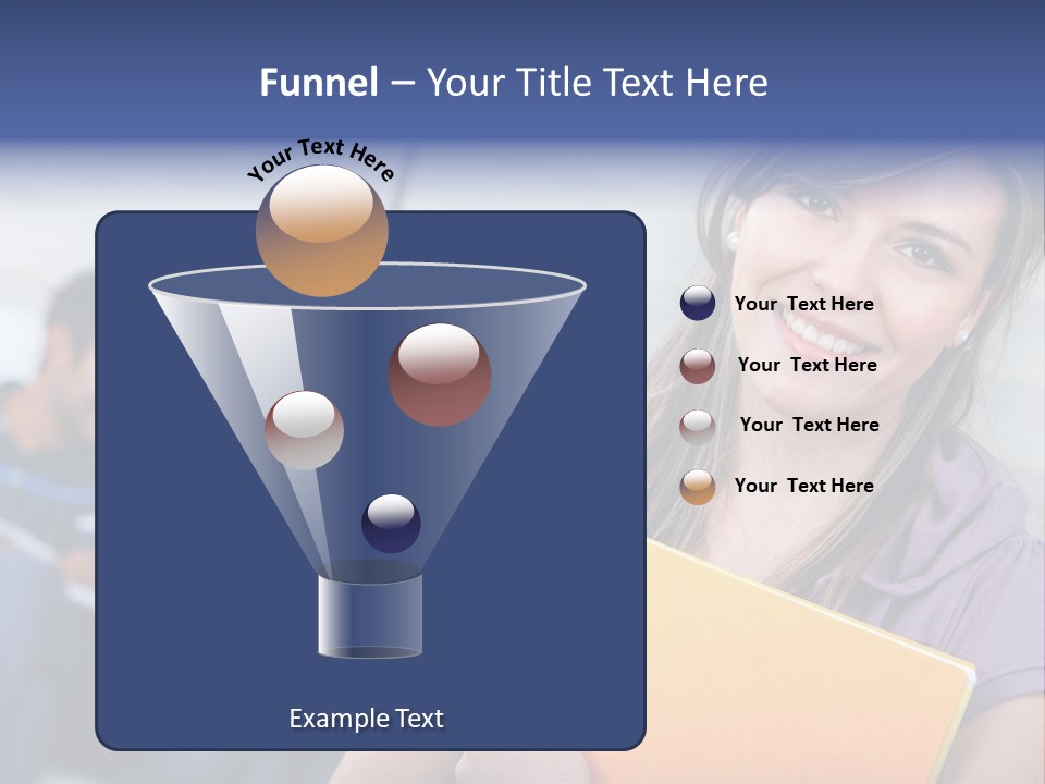 Attractive Person Team PowerPoint Template