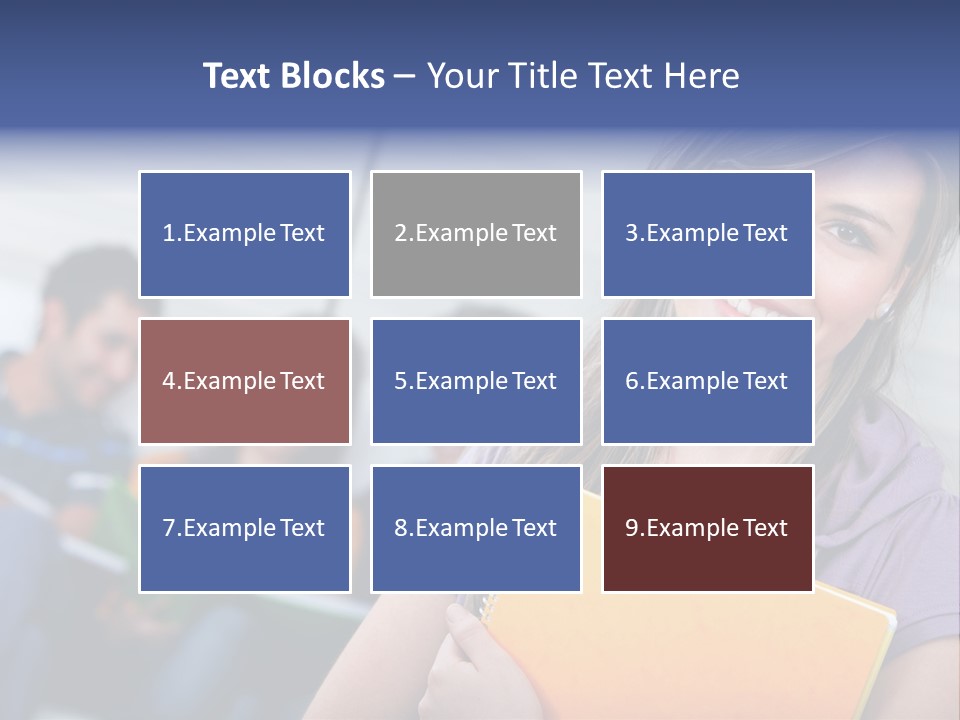 Attractive Person Team PowerPoint Template