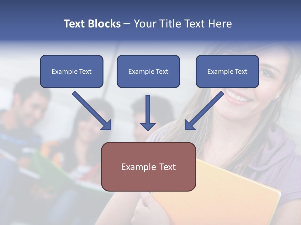 Attractive Person Team PowerPoint Template