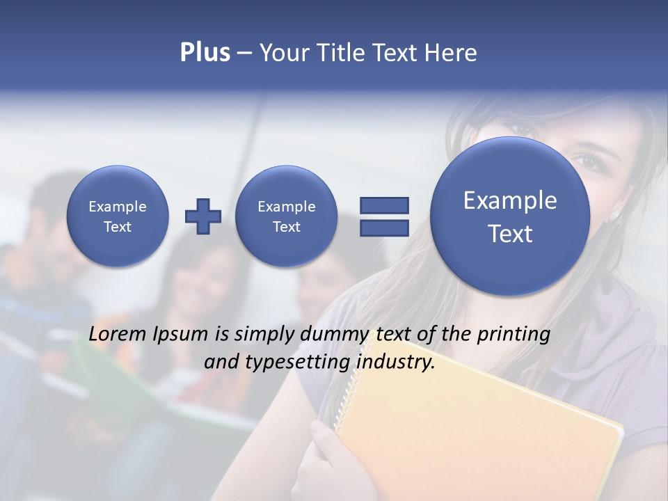 Attractive Person Team PowerPoint Template