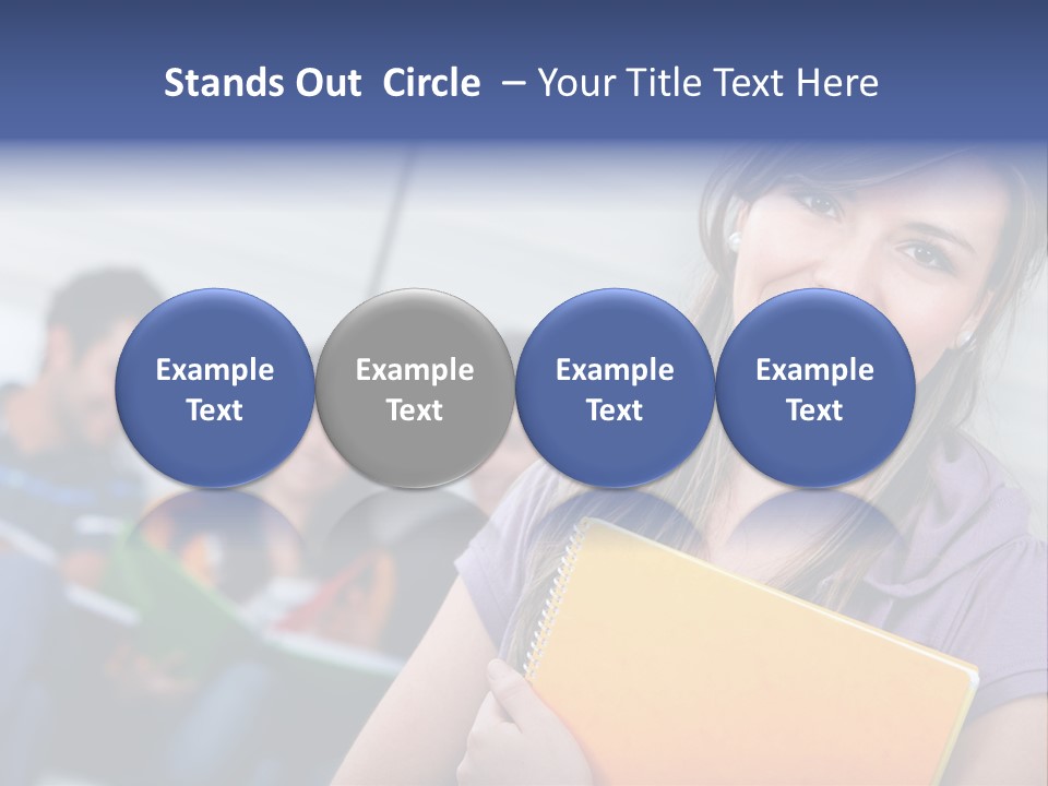 Attractive Person Team PowerPoint Template