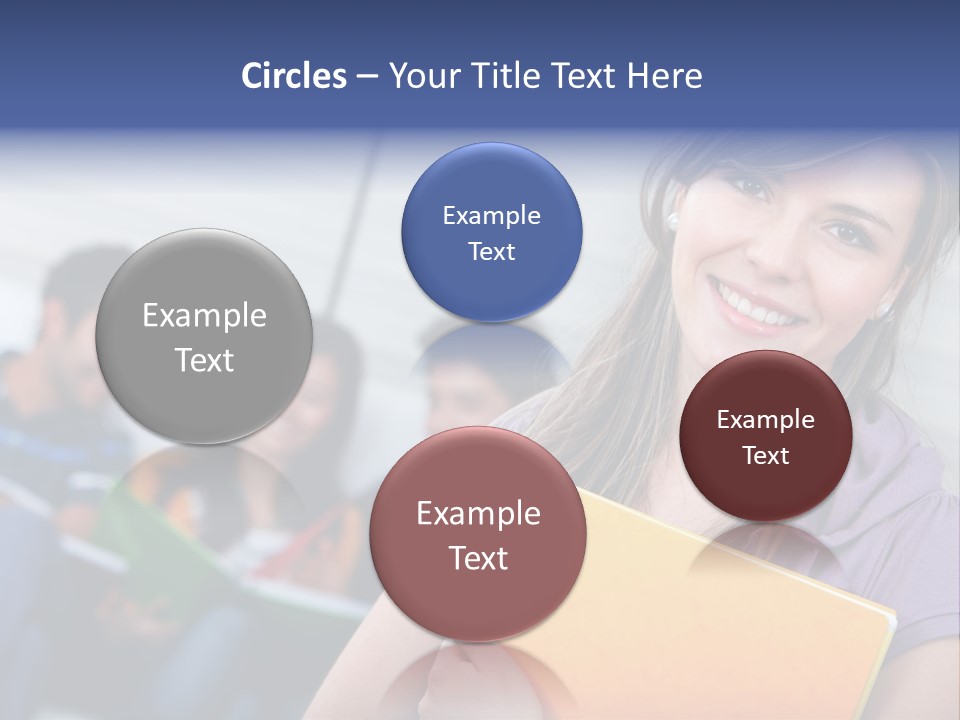 Attractive Person Team PowerPoint Template