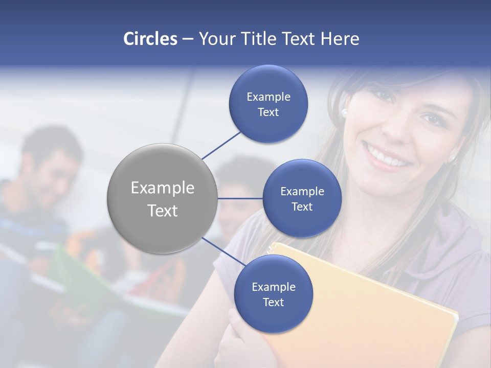 Attractive Person Team PowerPoint Template