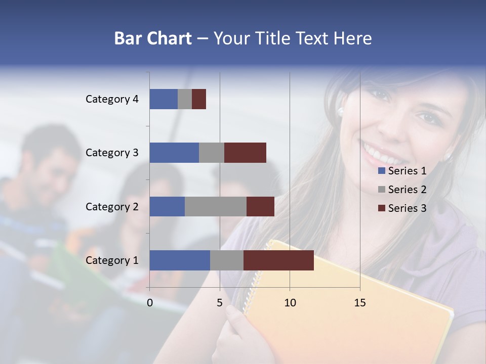 Attractive Person Team PowerPoint Template