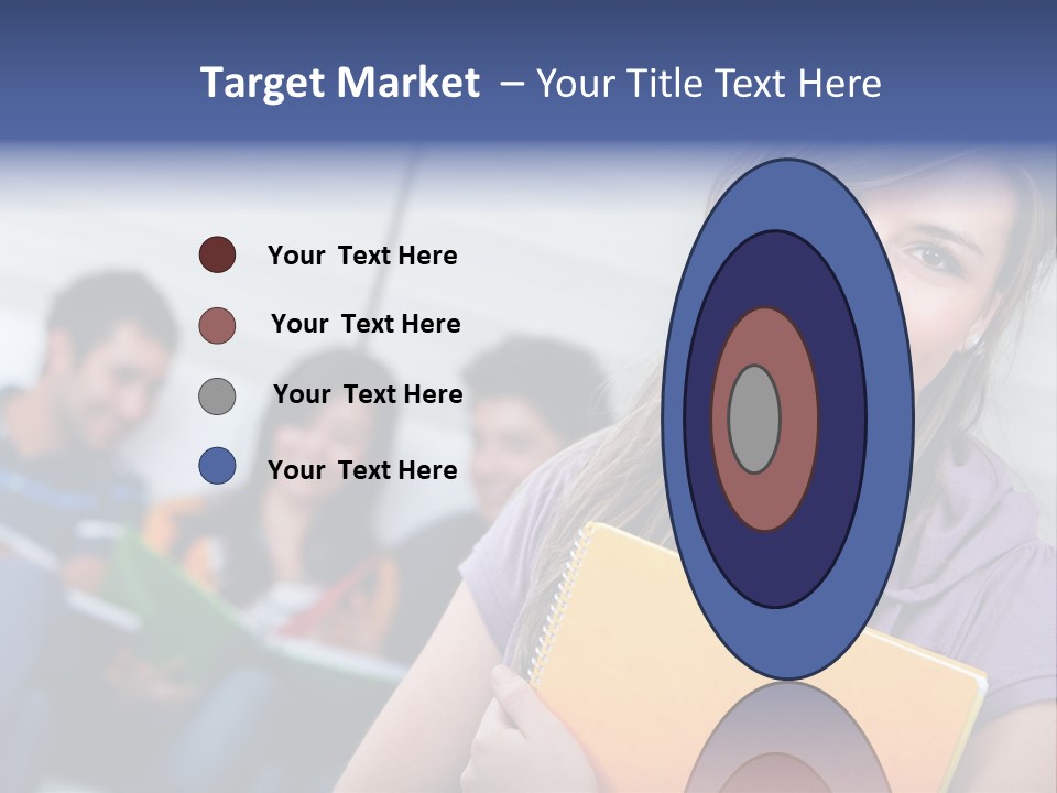 Attractive Person Team PowerPoint Template