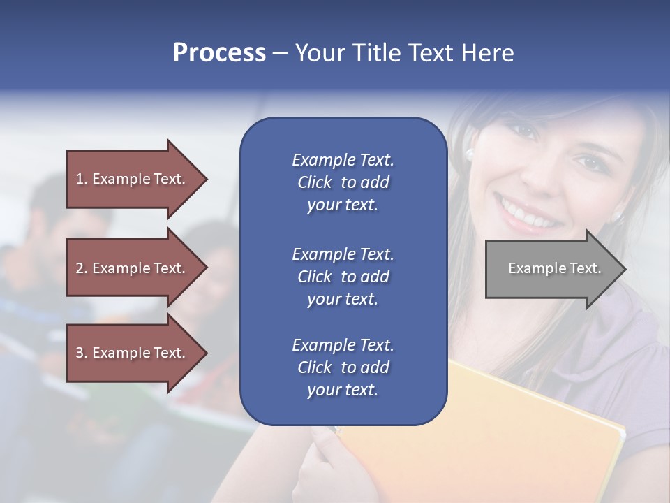 Attractive Person Team PowerPoint Template