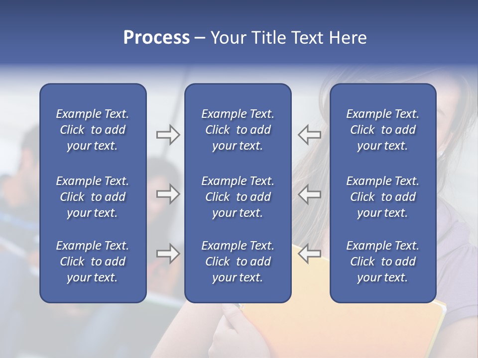 Attractive Person Team PowerPoint Template