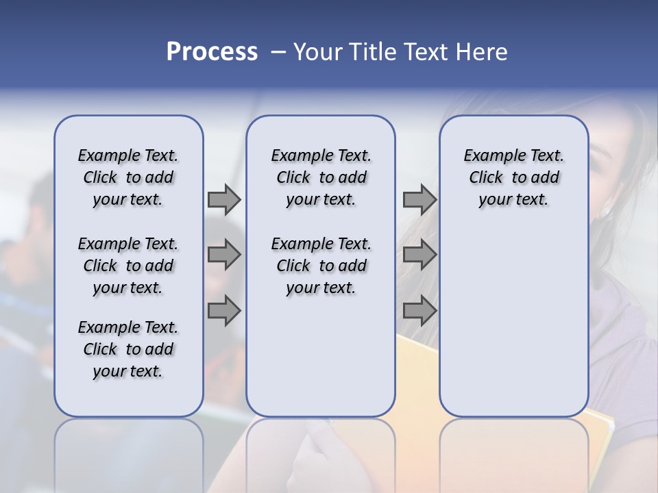 Attractive Person Team PowerPoint Template