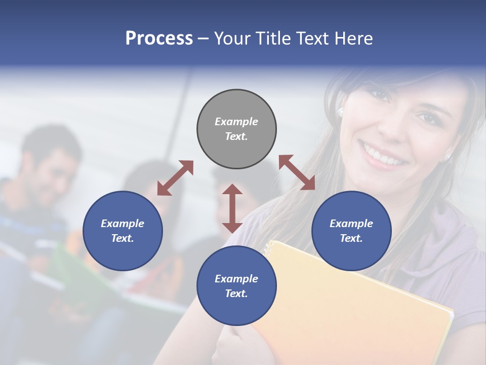 Attractive Person Team PowerPoint Template