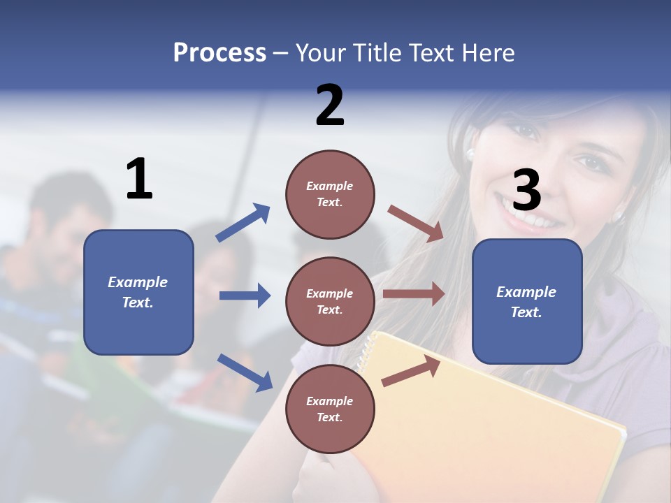 Attractive Person Team PowerPoint Template