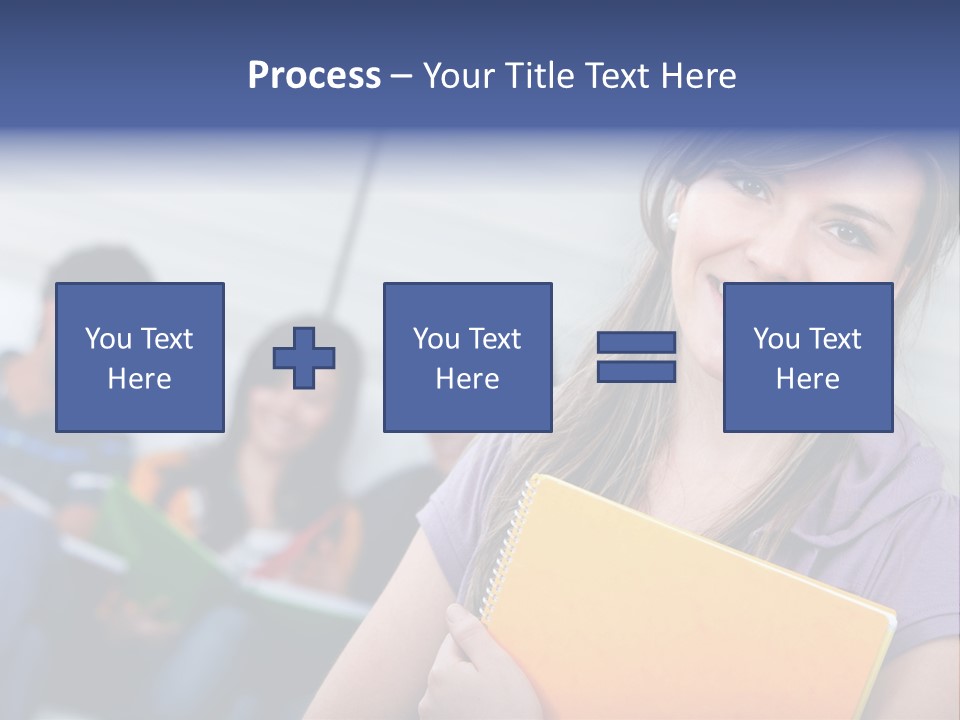 Attractive Person Team PowerPoint Template