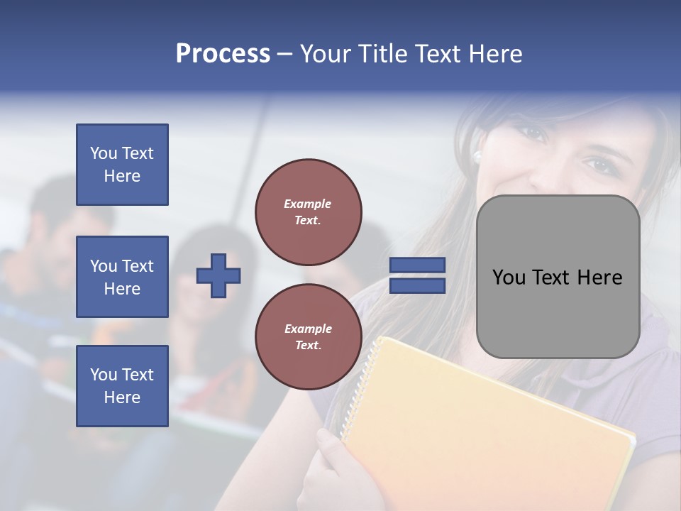 Attractive Person Team PowerPoint Template