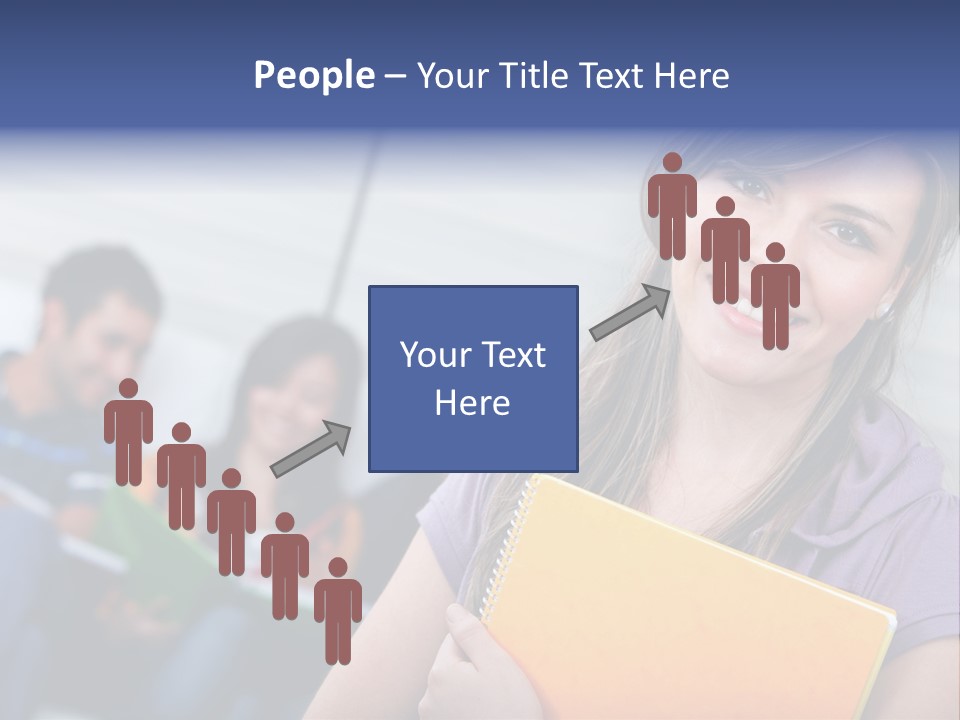 Attractive Person Team PowerPoint Template