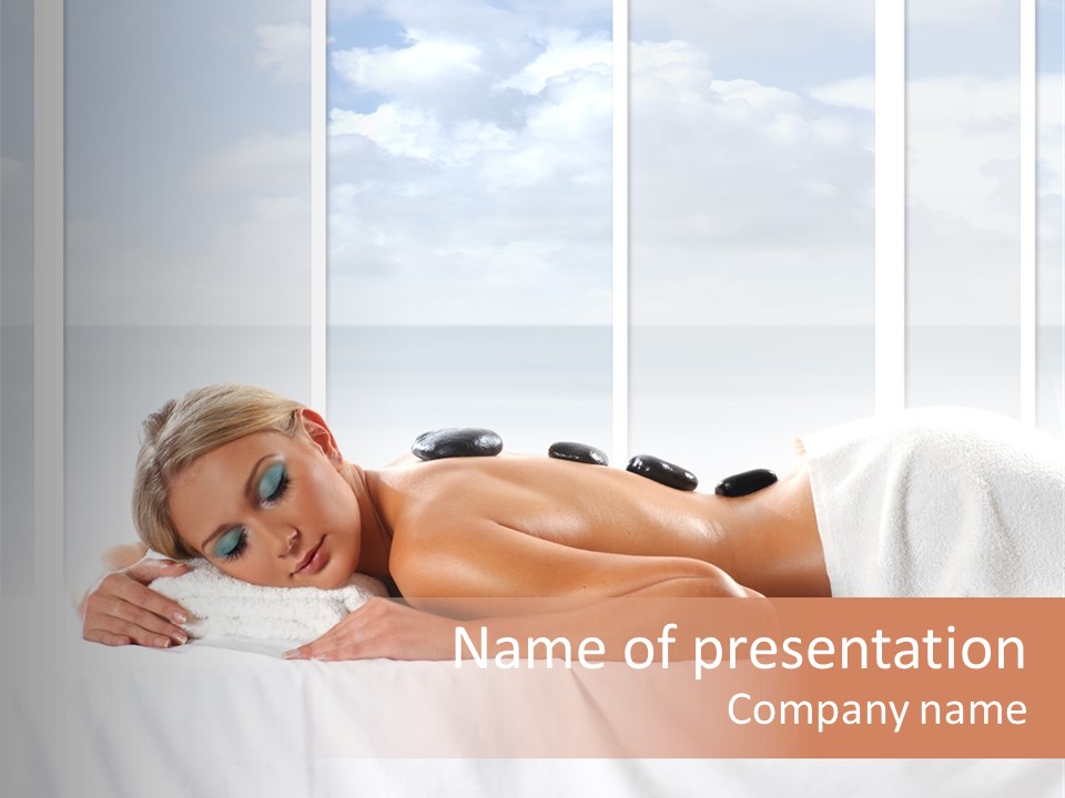 White One Aroma PowerPoint Template