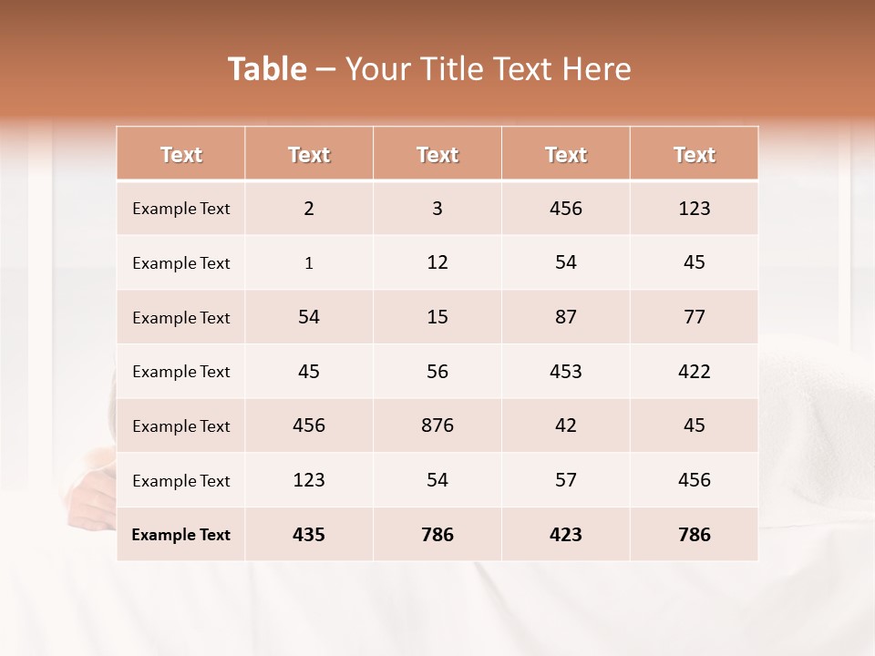 White One Aroma PowerPoint Template