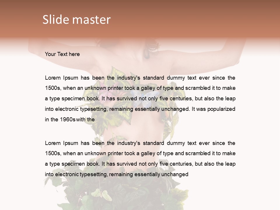 Human Elegance  PowerPoint Template