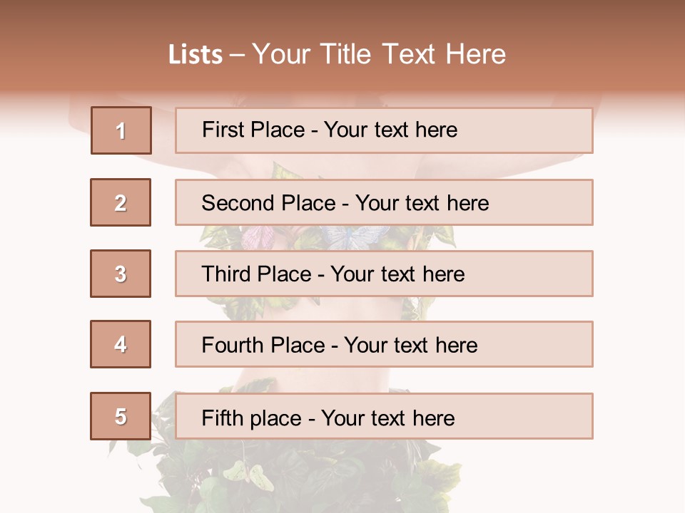 Human Elegance  PowerPoint Template