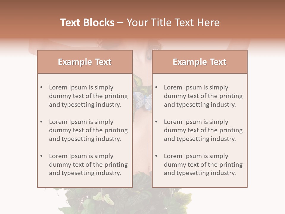 Human Elegance  PowerPoint Template