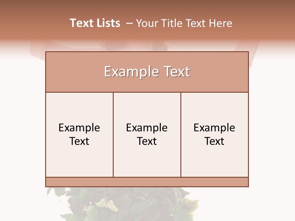 Human Elegance  PowerPoint Template