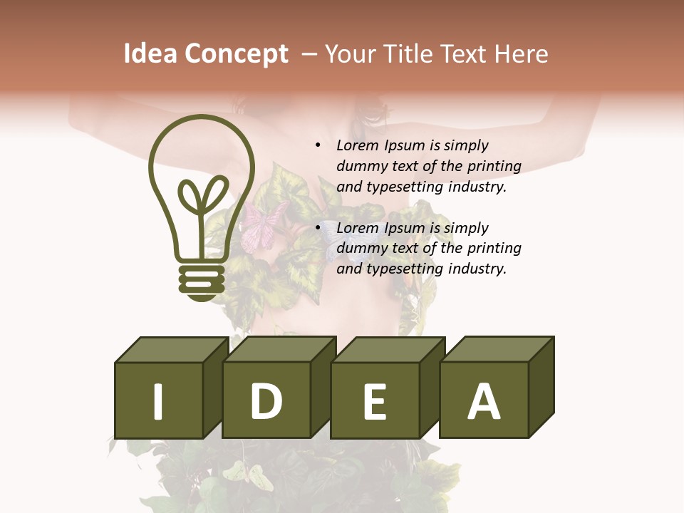 Human Elegance  PowerPoint Template