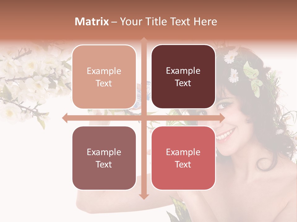 Fashion Smile Human PowerPoint Template