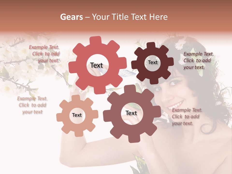 Fashion Smile Human PowerPoint Template