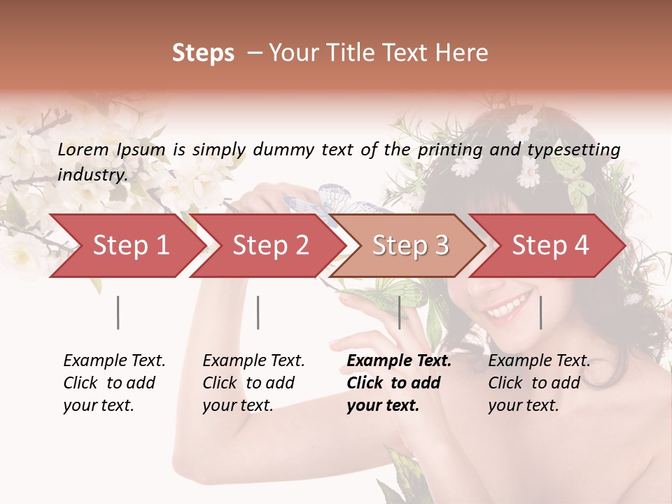 Fashion Smile Human PowerPoint Template