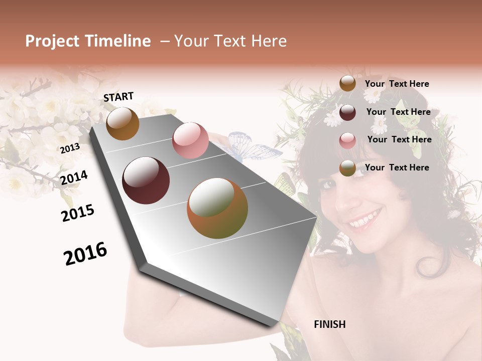 Fashion Smile Human PowerPoint Template