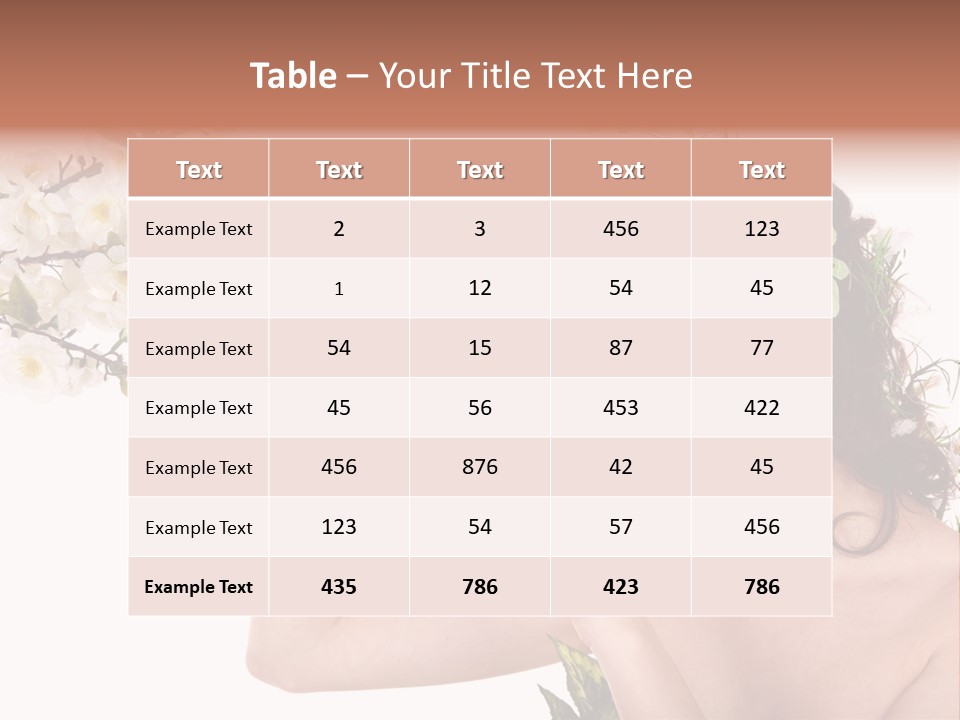 Fashion Smile Human PowerPoint Template