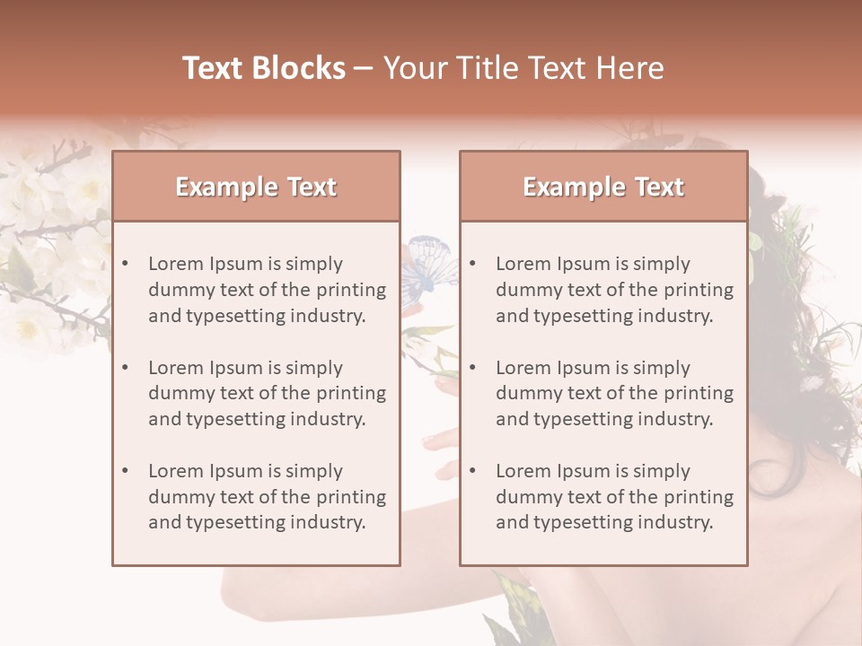Fashion Smile Human PowerPoint Template