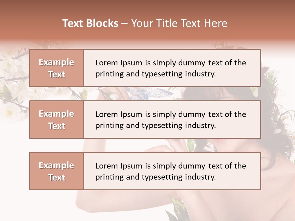 Fashion Smile Human PowerPoint Template