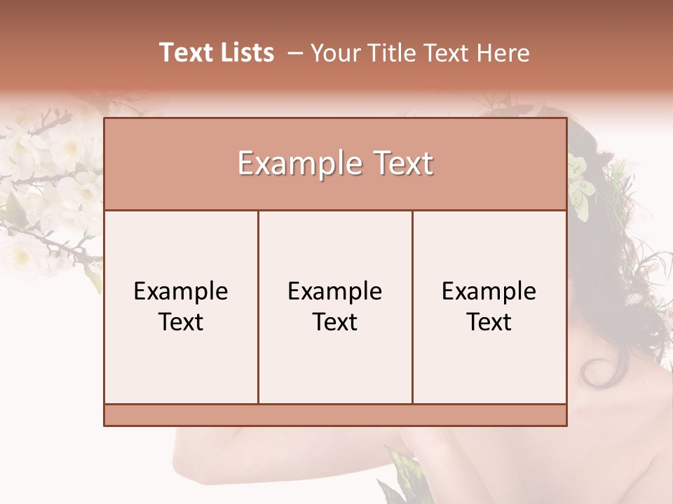 Fashion Smile Human PowerPoint Template