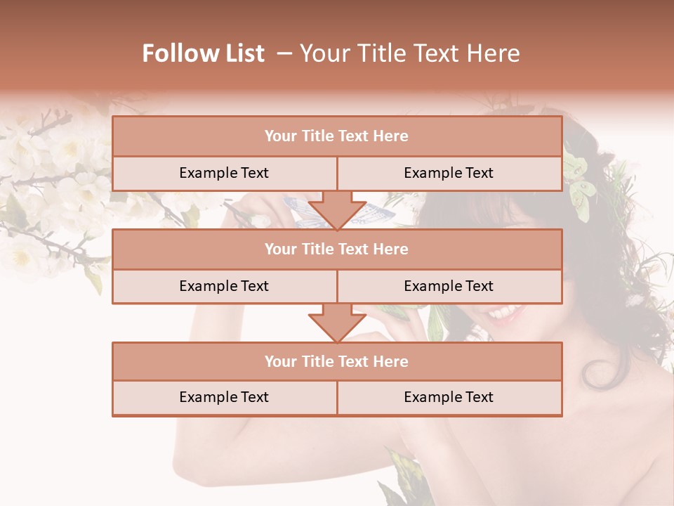 Fashion Smile Human PowerPoint Template